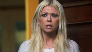 Tara Reid presents her findings on the scientific possibility of sharknados